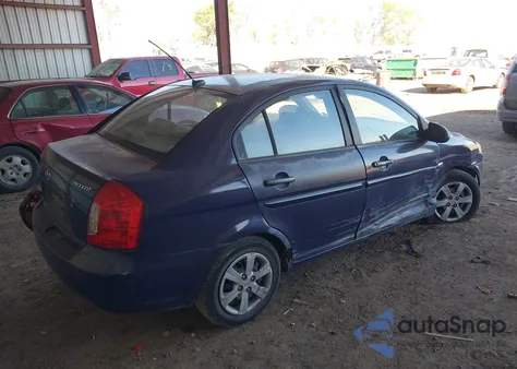 2009 Hyundai Accent Gls from USA, damaged, VIN KMHCN46C99U288903